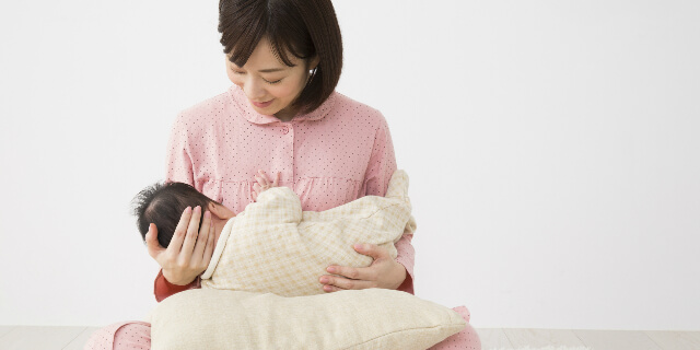 授乳中の女性