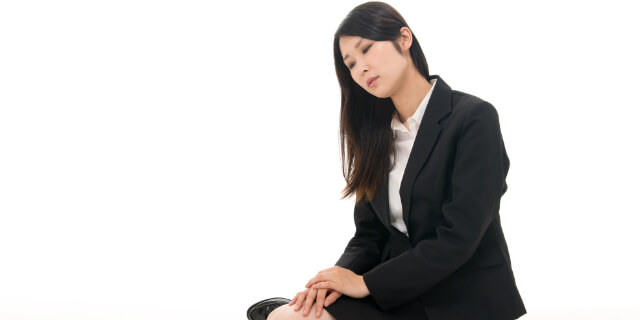 ストレスを抱えた女性