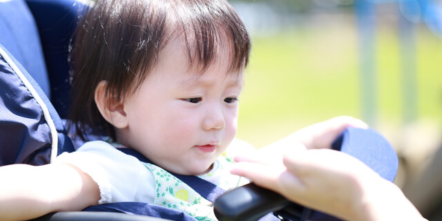 夏場の赤ちゃん