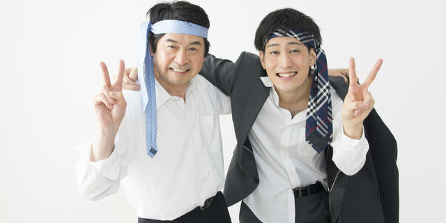 酔っ払いの中年男性