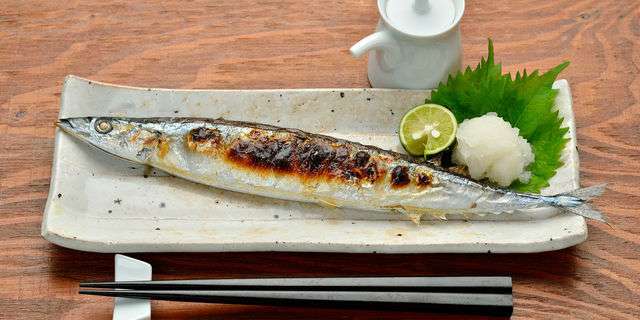 サンマの塩焼き