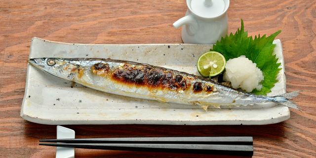 サンマの塩焼き