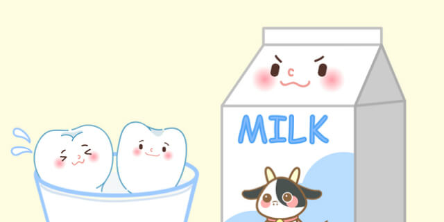 牛乳と歯