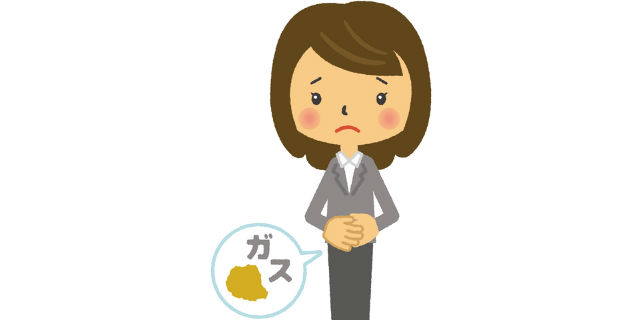 おならが出る女性