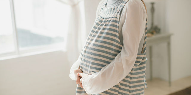 妊娠後期の妊婦